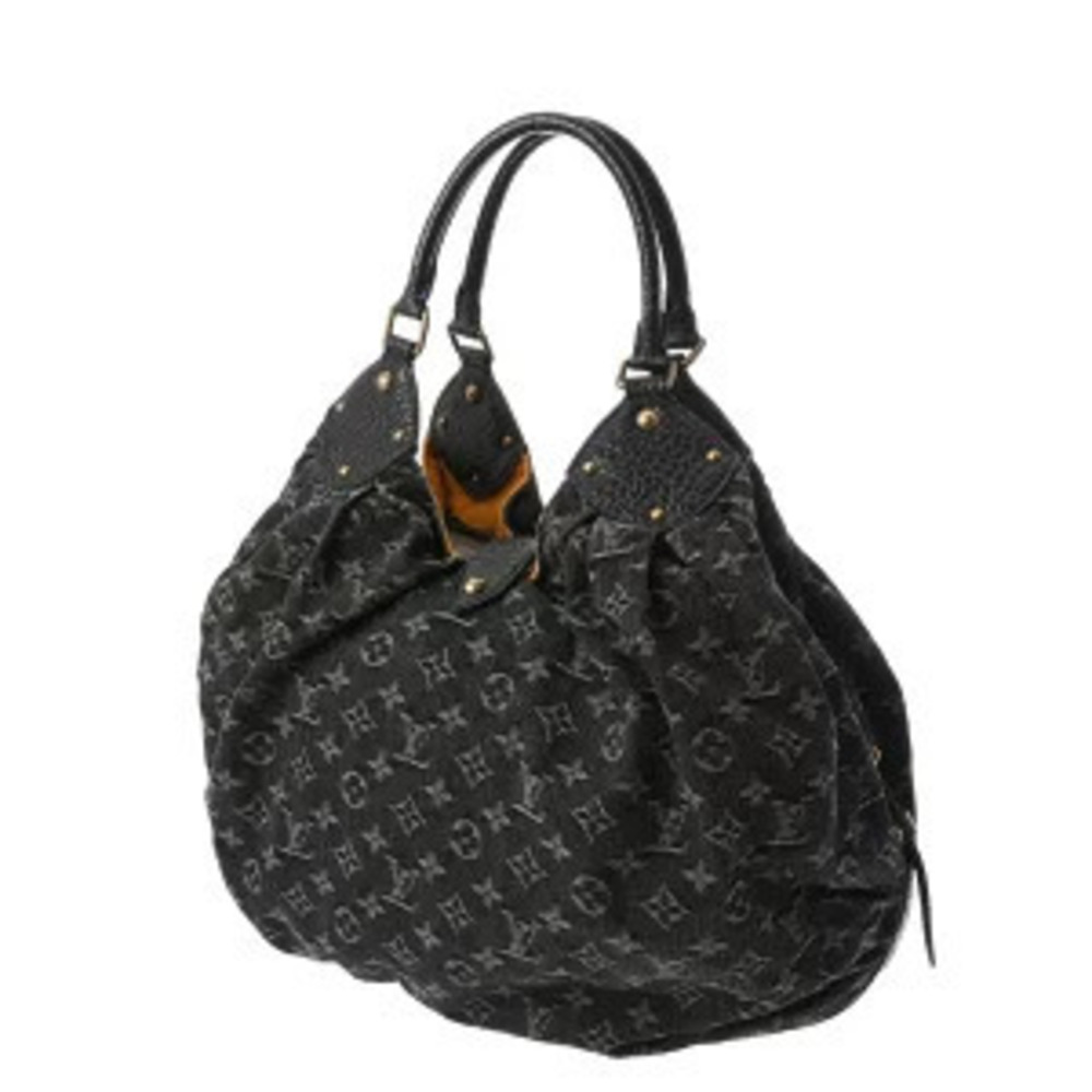 Louis Vuitton Black Denim Noir Monogram Bags